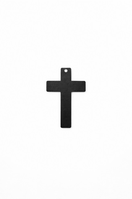 krzyż metalowy na ścianę 10 cm dekoracja