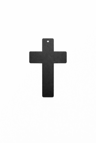 Krzyż metalowy na ścianę 18 cm do domu