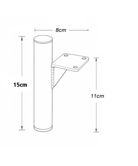 nogi do szafki komody rtv loft design