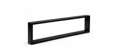 Noga do stolika szafki rtv czarne Loft 45x12cm