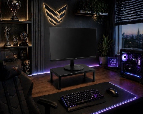 PC biurko gamingowe pokój młodzieżowy