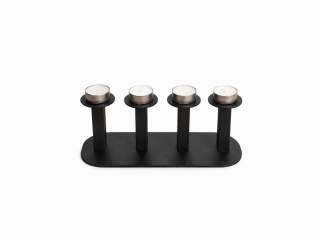 Podstawa pod tealight, świecznik na 4 tealighty, metalowy