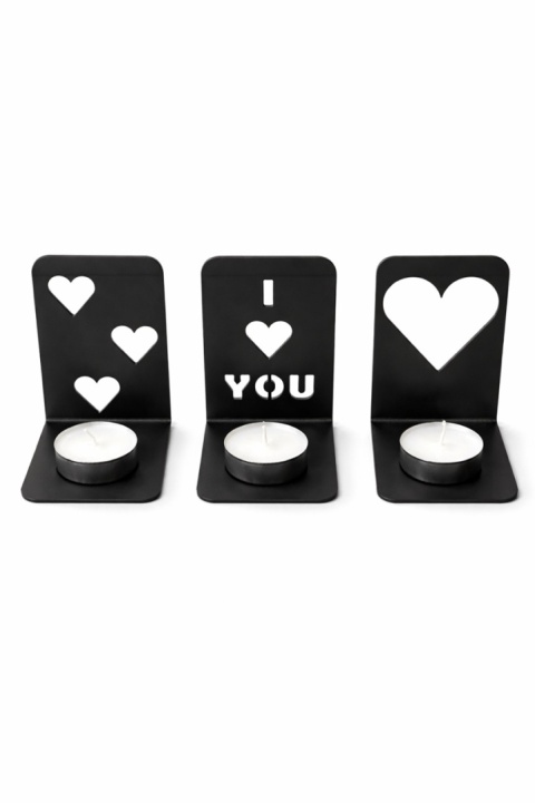 podstawy pod tealight i love you
