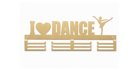złota dekoracja do pokoju dla dziewczynki dance taniec