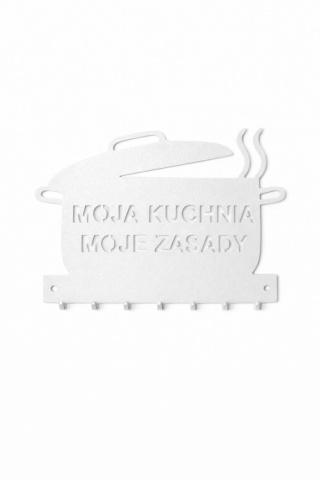 Wieszak kuchenny MOJA KUCHNIA MOJE ZASADY 25cm