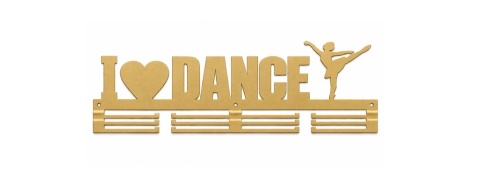 wieszak na medale 80 cm dance złoty
