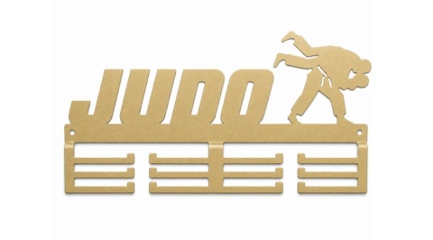 wieszak na medale złoty judo mma sport