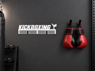Wieszak na medale Kickboxing 60cm