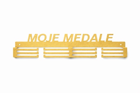 moje medale złoty metalowy prezent