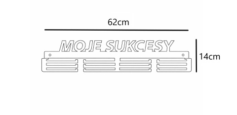 wieszak moje sukcesy 62cm trofea