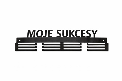 Wieszak na medale Moje sukcesy 62 cm czarny