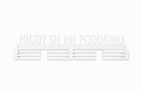 biały wieszak na medale loft industrialny minimalistyczny