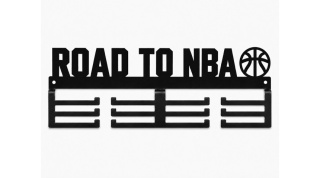 Wieszak na medale ROAD TO NBA 40cm