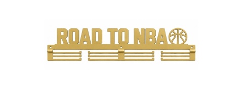 road to nba 80 cm gold prezent dla sportowca