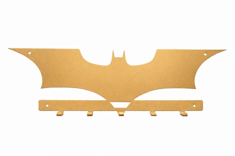 pokój gamingowy wieszak batman 74cm złoty glamour