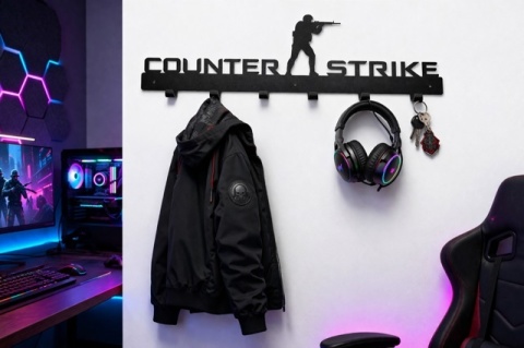 prezent dla fana gier czarny mat cs go