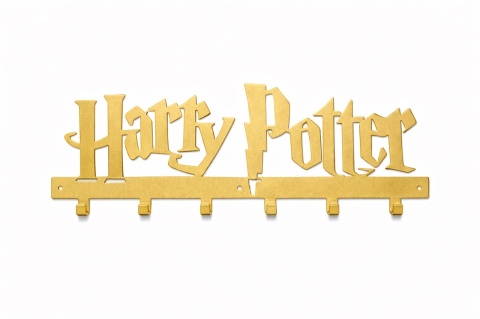 wieszak złoty do domu malowany proszkowo hogwarts