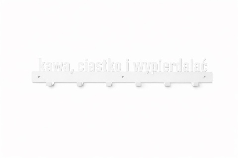 kawa ciastko i wypierdalać wieszak mocny tekst