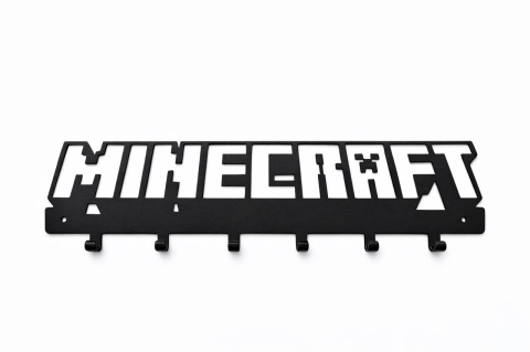 Wieszak na ubrania do przedpokoju metalowy Minecraft 64cm