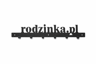 Wieszak na ubrania do przedpokoju metalowy Rodzinka PL 64cm