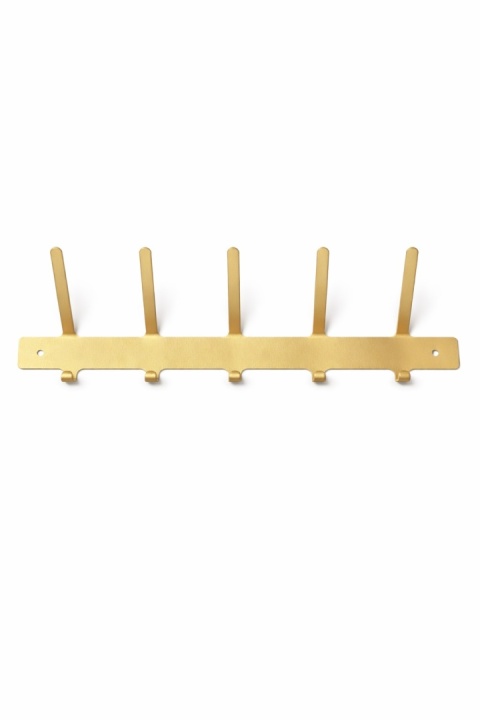 Wieszak na ubrania do przedpokoju metalowy z zawieszkami 54cm