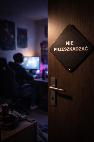 Znak Nie Przeszkadzać 38cm Pokój młodzieżowy